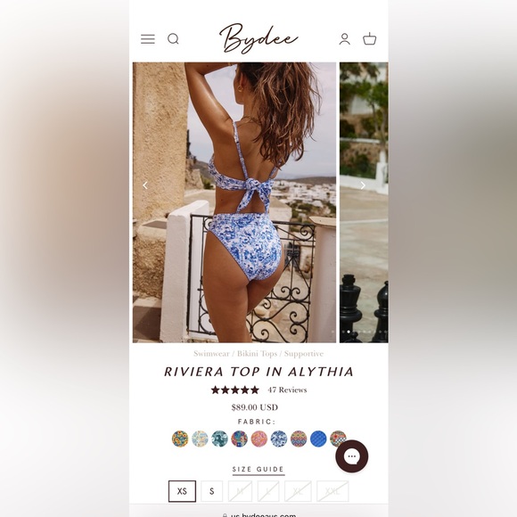 BYDEE Set of 3 PRAGUE & FLORENCE BOTTOM & RIVIERA TOP IN ALYTHIA in Large - Picture 6 of 15